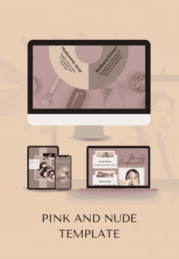 PINK AND NUDE TEMPLATE